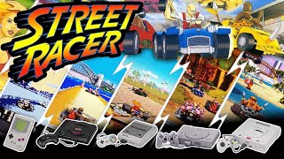 Street Racer  Comparaison de plusieurs versions SNES GB MD PS1 SAT [upl. by Oecile]