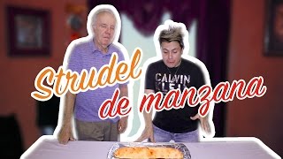 Receta Strudel de Manzana  Delicioso postre vegano [upl. by Nylhsoj]