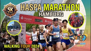 🌟Ultimate Marathon Experience🌟Haspa Marathon Hamburg 2024  Captured in Stunning 5K Ultra HD [upl. by Einnej103]