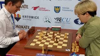 GM David Navara  IM Aleksandra Maltsevskaya  Blitz chess [upl. by Liagibba]