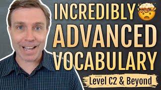 SUPER ADVANCED VOCABULARY  Descriptive words to be more precise [upl. by Arrotal]