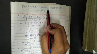 Unbiased estimator example 3 in probability and statistics part 1 [upl. by Liek]