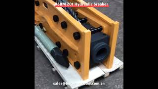 RSBM PC200 HYDRAULIC BREAKER [upl. by Eidnalem]