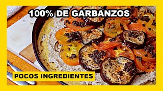 🔶 SIN HARINA Pizza de GARBANZOS  receta fácil y saludable [upl. by Krasner538]