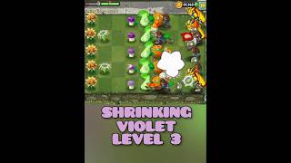 SHRINKING VIOLET LEVEL 3  PLANT OF THE WEEK  PLANTS VS ZOMBIES [upl. by Ocirrej]