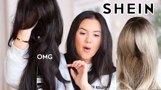 I’ve been seeing 3 SHEIN wigs all over TikTok so I had to try them [upl. by Eelessej206]