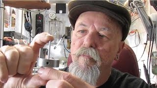 Using The Tenon Cutting Tool on a Molded Vulcanite Tobacco Pipe Stem Part 1 [upl. by Laverne]