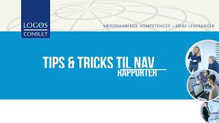 Rapporter i Microsoft Dynamics NAV [upl. by Ecneralc]