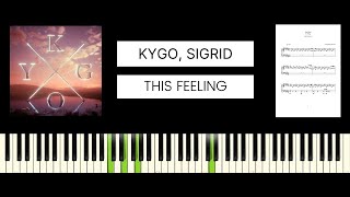 Kygo Sigrid  The Feeling BEST PIANO TUTORIAL amp COVER [upl. by Adnilasor]