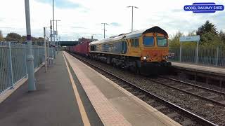 Freight Trains at Ilkeston Station 021023 [upl. by Edasalof957]