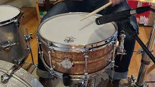 SOLD Snares  Dunnett Classic 65x14 Model 2N quotAntiquequot Bronze Snare Drum [upl. by Nollahs479]