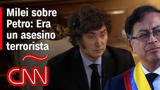 Milei trató a Petro de quotasesino terroristaquot y desató crisis diplomática entre Argentina y Colombia [upl. by Arraeic]