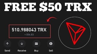 Earn 50 TRX Coin More Details Drop in comment section [upl. by Haerdna]