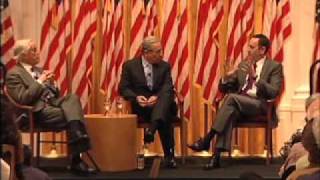 Bob Woodward and Ben Bradlee at the Nixon Library part I [upl. by Onra]