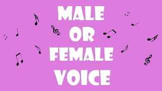 Androgynous Voices  Male or Female 3  Keys To The Castle Music [upl. by Neill]