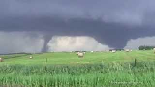 TWIN Tornado Time Lapse Video  Pilger NE [upl. by Annua199]