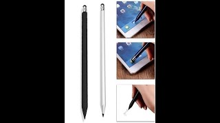 Universal Stylus Pen Touch Pen Led Pencil  2 in 1 Pen [upl. by Nnaillek]