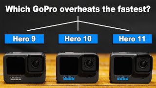 GoPro Hero 9 vs 10 vs 11 The Overheating Test [upl. by Yumuk35]