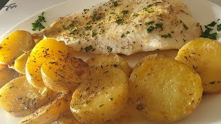 POLLO AL HORNO con patatas y vino blanco [upl. by Titos421]