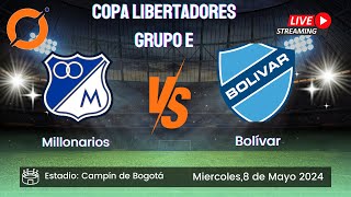 Millonarios vs Bolívar  Copa Libertadores 2024  Fase de grupos [upl. by Nnyliram]