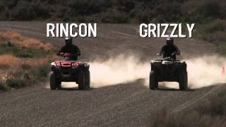 Grizzly 700 vs Rincon 680  Workability [upl. by Ayela]