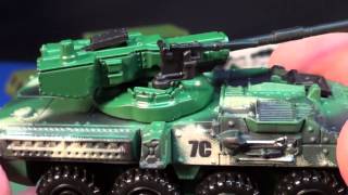 Real Working Rigs Stryker M1 128 MGS from Matchbox RWR [upl. by Ainezey]