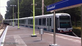 RET Metro Type S aankomst Binnenhof Rotterdam op metrolijn A [upl. by Anaiviv]