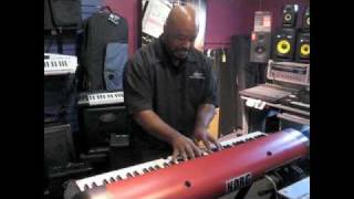 USA first look at the Korg SV1 at Bellevue American Music featuring Phil Curry [upl. by Allegna]