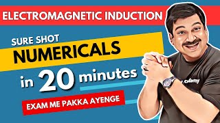 Electromagnetic Induction 💥SURE SHOT Numericals in 20 minutes🌞Class 12 Physics Subs ArvindAcademy [upl. by Britteny]