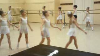 very first steps in Academy of Russian Ballet preparatory class [upl. by Bates]