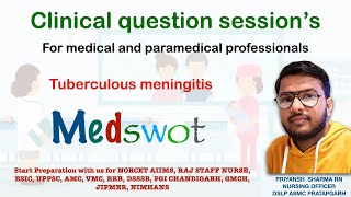 Clinical questionstuberculous meningitis [upl. by Monsour]