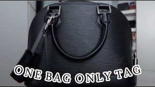 ONE BAG ONLY TAG Why I chose the Louis Vuitton Alma BB  Mimi Le [upl. by Pia]