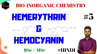 Hemerythrin  Hemocyanin  BIOINORGANIC CHEMISTRY  TEJAS PATA SIR [upl. by Lamahj396]