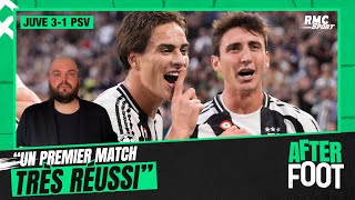 Juventus 31 PSV  quotPremier match très réussiquot Crochet convaincu par lentrée en lice de la Juve [upl. by Ynohtnakram]