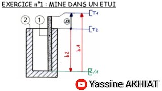 Cotation fonctionnelle  Cours  Exercice 1 [upl. by Monto]