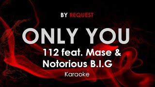 Only You  112 feat Mase amp Notorious BIG karaoke [upl. by Elorac627]