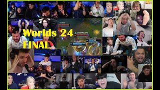 Reactions to T1 winning Worlds  Worlds 2024 [upl. by Macgregor]