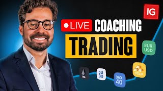 🚨 Exceptionnellement ce dimanche à 19h30 🚀 COACHING TRADING en DIRECT ⏰ DAX40 CAC40 FOREX GOLD 📊 [upl. by Hahnert]