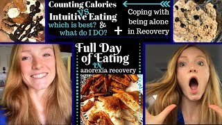 FULL DAY OF EATING Counting Calories amp Isolation in Recovery  Life UPDATE [upl. by Leiand]