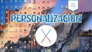 Personalización de OS X  macOS para Windows [upl. by Amary245]