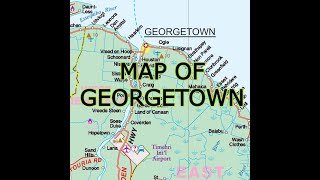 MAP OF GEORGETOWN  GUYANA [upl. by Darlene810]