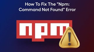 npm not working in react js npm notworking reactnative [upl. by Jacinthe]