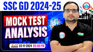 SSC GD 202425 Mock Test  SSC GD Mock Test Analysis  SSC GD 3 Nov Mock Test Solution By Ankit Sir [upl. by Enirhtak]