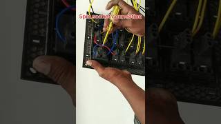 5pin socket connection  electrical youtubeshorts shortvideo viralvideo [upl. by Akinihs]