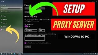 How To Setup PROXY SERVER Settings In Google Chrome  Proxy Settings On Windows 10 PC [upl. by Onfre904]