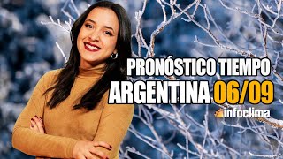 Pronóstico para el 6 de septiembre de 2024 Argentina  Infoclima TV [upl. by Alemat]