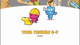 Puzzles Level 27  CodeSpark Academy learn Loops in Tool Trouble  Gameplay Tutorials [upl. by Eslehc53]