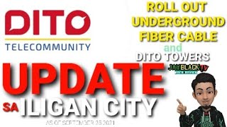 DITO TELCOMMUNITY  UNDERGROUND FIBER OPTIC CABLE ROLLOUT  ILIGAN CITY [upl. by Eirameinna978]