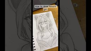 How to draw hoodie girl music song pop fanartanime drawing pollypocket cartoonme [upl. by Grand227]