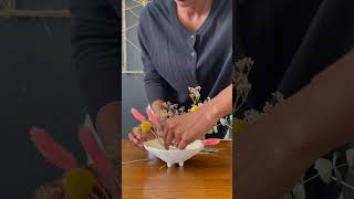 Learn how to create dried flower arrangements with interior designer Ajai Guyot [upl. by Geller]